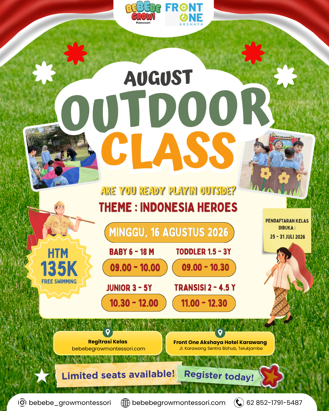 Outdoor Class at Akshaya Hotel - Weekend Class